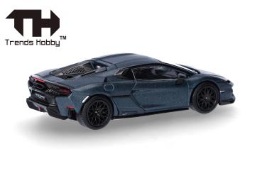 Herpa 864TH000009 -1:64 Lamborghini Temerario, mattes Blau