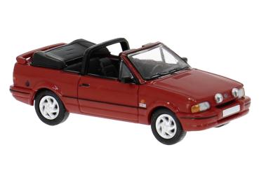 PCX 871579 Spur HO Ford Escort MK IV Cabriolet rot 1986 1