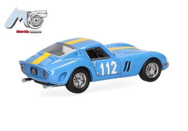 Herpa 87MC000058 - Spur HO MicroCity: Ferrari 250 GTO "112", blau