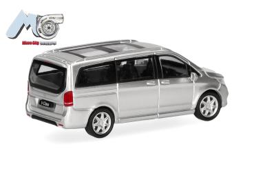 Herpa 87MC000076 - Spur HO MicroCity: Mercedes-Benz V-Klasse, silber