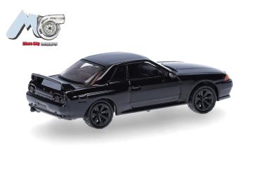 Herpa 87MC000091 - Spur H0 MicroCity: Nissan Skyline GTR32, schwarz
