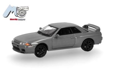 Herpa 87MC000094 - Spur H0 MicroCity: Nissan Skyline GTR32, grau
