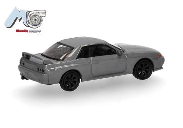 Herpa 87MC000094 - Spur H0 MicroCity: Nissan Skyline GTR32, grau