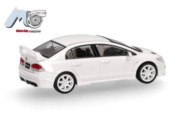 Herpa 87MC000099 - Spur H0 MicroCity: Honda Civic FD2, weiß,