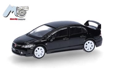Herpa 87MC000100 - Spur H0 MicroCity:Honda Civic FD2, schwarz, Limitiertes Modell