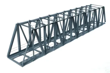 Hack K54 - Spur HO  Kastenbrücke schräg 54 cm 1-gleisig (massive moderne Bauart)