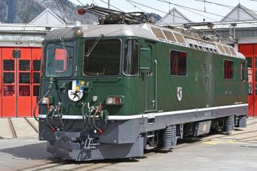 Bemo 9258110 - Spur Om RhB Ge 4/4 II 611 Nostalgielok "Grün & Chrom"