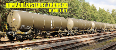 Igra Modell 96210066 - Spur HO 4-achsige Kesselwagen Zacns 88 Militär 2