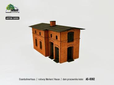 MBR model AS-0304 - Spur HO AS-0304 Eisenbahnerhaus