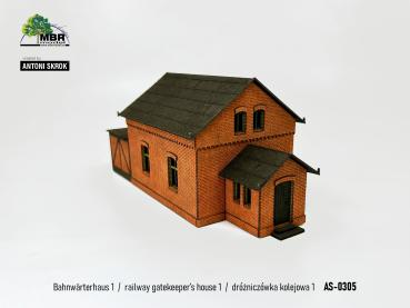 MBR model AS-0305 - Spur HO AS-0305 Bahnwärterhaus 1