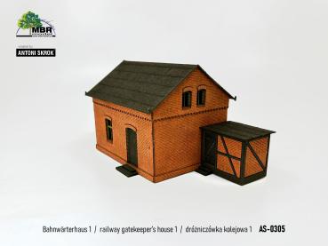 MBR model AS-0305 - Spur HO AS-0305 Bahnwärterhaus 1