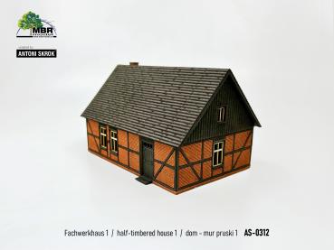 MBR model AS-0312 - Spur H0 Fachwerkhaus 1