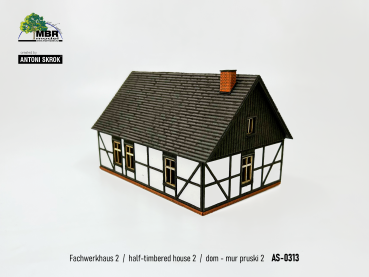 MBR model AS-0313 - Spur HO AS-0313 Fachwerkhaus 2