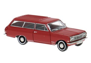 Brekina 20478 Spur HO Opel Rekord B Caravan rot 1965