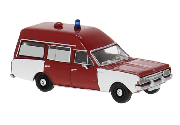 Brekina 20675 - Spur HO Opel Rekord C KTW der Feuerwehr