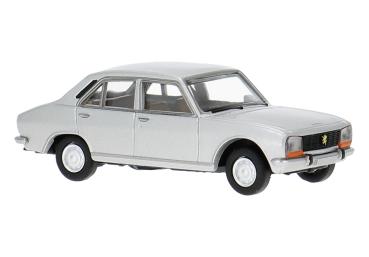 Brekina 29124 Spur HO Peugeot 504 silber 1968