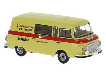 Brekina 30231 Spur HO Barkas B 1000 Halbbus grün 1980 Wartburg Sport