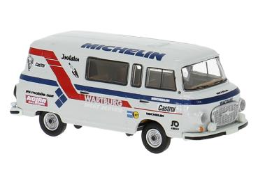 Brekina 30232 Spur HO Barkas B 1000 Halbbus grau 1980 Wartburg Sport