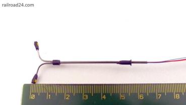 Railroad24 6384 - Spur N 5x Doppel Peitschenlampe LED N 60mm VA