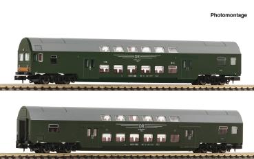 Fleischmann 6260041 - Spur N 2-tlg. Set 1: Doppelstockwagen, DR