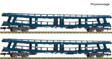 Fleischmann 6260066 - Spur N 2-tlg. Set: Reisezug-Autotransportwagen, DB