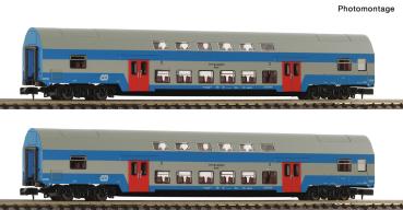 Fleischmann 6260093 - Spur N 2-tlg. Set: Doppelstockwagen, CD