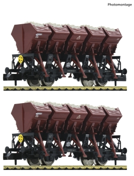Roco 6660060 - 2-tlg. Set: Muldenkippwagen, DB