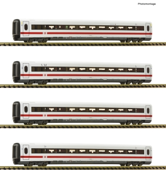 Fleischmann 7760004 - Spur N 4-tlg. Set: Ergänzungswagen zum ICE 2 (BR 402), DB AG