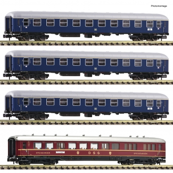 Fleischmann 881910 - 4-tlg. Set: Fernzug „Hans Sachs‟, DB