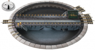 Fliechmann 9152 - Komfort-Drehscheibe 9152 C ("denkend") mit elektrischem Antrieb