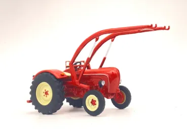 Kußmaul Modelle H0-POD-N308-FLX - Spur HO Porsche Diesel Super N308 mit Frontlader, Traktor, Schlepper
