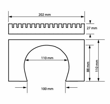 Auhagen 41587 - Spur HO 2 Tunnelportale