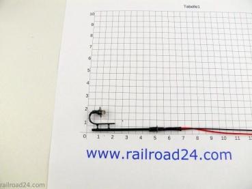 Railroad24 5720 - Spur N 5x Straßenlaterne grün LED 50mm