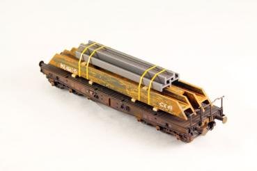 Ladegüter Bauer H01304 - Spur HO H- und I-Stahlprofile