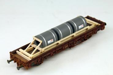 Ladegüter Bauer H01360 - Spur HO Stahlcils, längs verladen