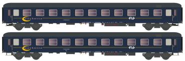 Hobbytrain H22214 - Spur N  2er Set Liegewagen Bcm 246 NS Couchette, Ep.V