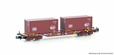 Hobbytrain H23202 Spur N Containerwagen Sgjkkmms 699 DB, Ep.IV, DB/TFG