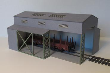 Laffont H2501 - Spur HO  Halboffene Mehrzweckhalle