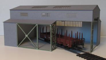 Laffont H2501 - Spur HO  Halboffene Mehrzweckhalle
