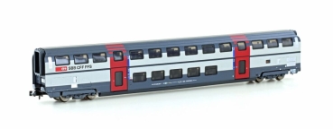 Hobbytrain H25127 - IC2000 Dosto-Wagen, 2.Kl. SBB, Ep.V-VI