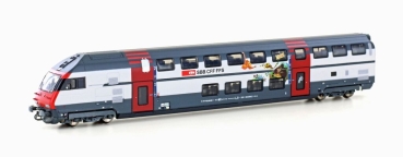 Hobbytrain H25129 - IC2000 Dosto-Steuerwagen, 2.Kl SBB, Ep.V-VI