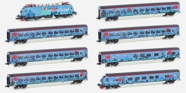 Hobbytrain H25226S  -  PERSONENZUG MIT RH 1116, 8-TLG. ÖBB RAILJET/KLIMATICKET, EP VI