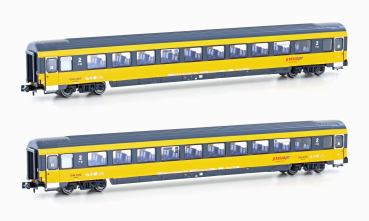 Hobbytrain H25504 -  2ER SET PERSONENWAGEN BPM, 2.KL. (UIC Z1) REGIOJET, EP.VI