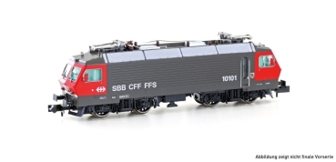 Hobbytrain H28403  - E-Lok Re 4/4 IV (10101) SBB, Ep.IV, rot/grau