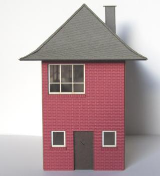 Laffont H3511 - Dpur HO Stellwerk mit Walmdach und Ziegelfassade