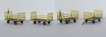 Laffont H5501 - Spur HO Set mit 4 Paketkarren