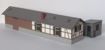 Laffont H8601 - Spur HO Bauernhaus mit angebauter Scheune