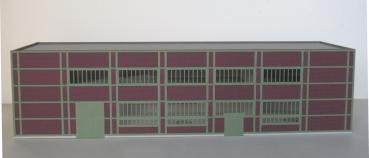 Laffont H902 - Spur HO Kohlenzechen-Gebäude Zeche Lohberg, Stahlfachwerk grün
