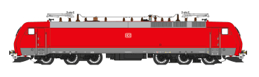 Heljan HE10044404 - Spur HO E-Lok Serie EG 3109 DB Schenker, Ep.V-VI, AC Sound