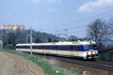 Jägerndorfer 10042 - Spur H0 3-teiliger Elektro-Triebwagen Wiener Schnellbahn 4030.308 High-End-Edition Digital mit Sound, AC